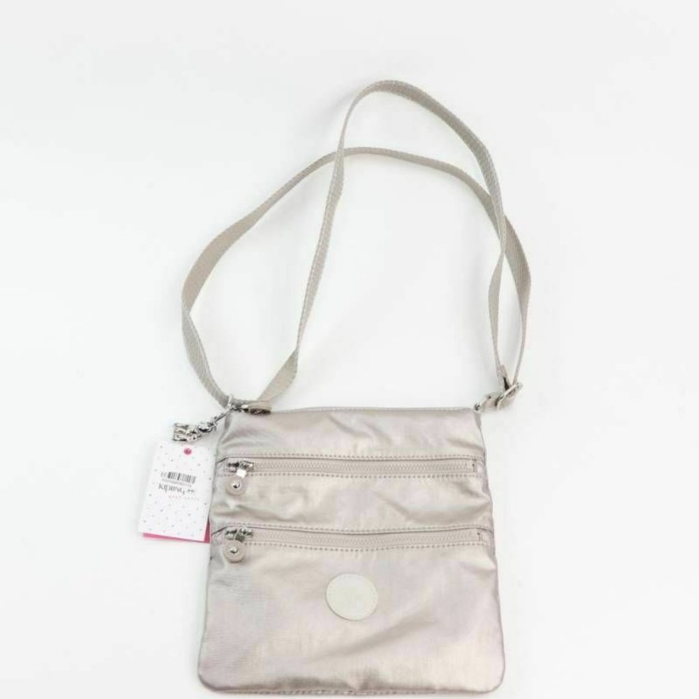 Kipling Womens Keiko Crossbody Bag Beige Adjustabl